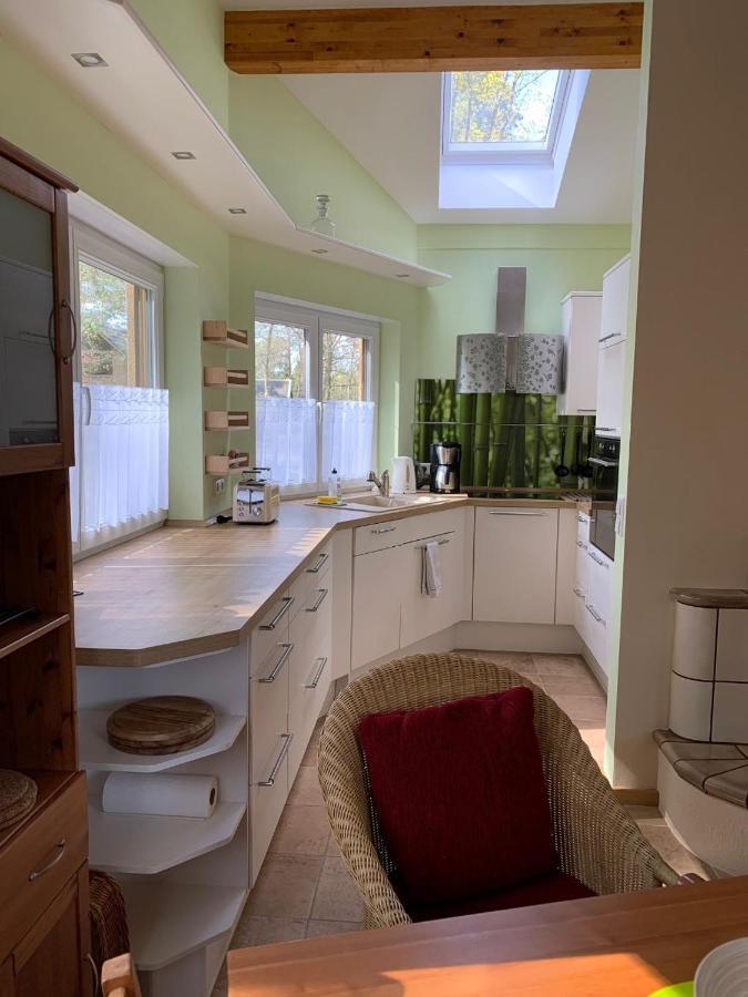 Ruhiges Ferienhaus Wandlitz Ngoại thất bức ảnh