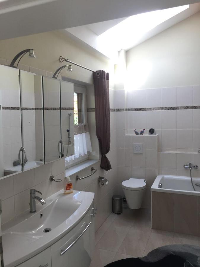 Ruhiges Ferienhaus Wandlitz Ngoại thất bức ảnh